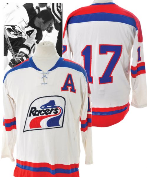 Bob Sicinskis 1975-76 WHA Indianapolis Racers Game-Worn Alternate Captains Jersey