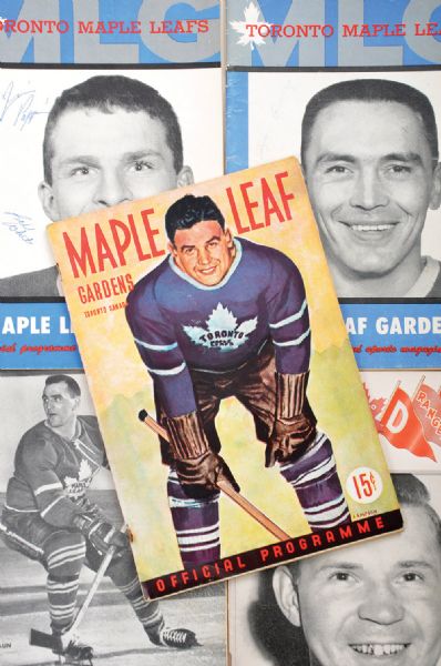 Maple Leaf Gardens / Toronto Maple Leafs 1940-1963 Program Collection of 18