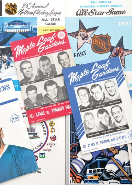 NHL All-Star Game 1962-94 Program Collection of 8