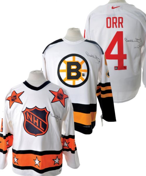 Bobby Orr Signed Great North Road Jersey Collection of 3 