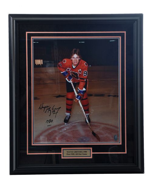 Wayne Gretzky "First NHL All-Star Game" Signed Limited-Edition Framed Photo with WGA COA #1/99 (30" x 35 1/2") 