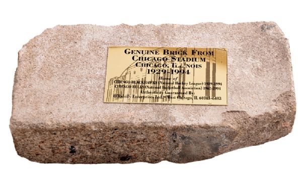 Original Chicago Stadium 1929-1994 Brick with COA 