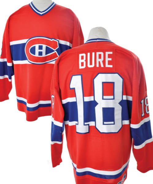 Valeri Bures 1995 Montreal Canadiens Game-Worn Rookie Era Jersey with Team LOA 