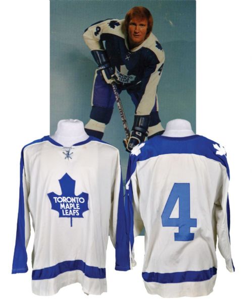Dave Dunns 1975-76  Toronto Maple Leafs Game-Worn Jersey 