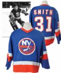 Billy Smiths 1980-81 New York Islanders Game-Worn Jersey - Photo-Matched! 