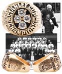 Billy Smiths 1982-83 New York Islanders Stanley Cup Championship 14K Gold and Diamond Ring