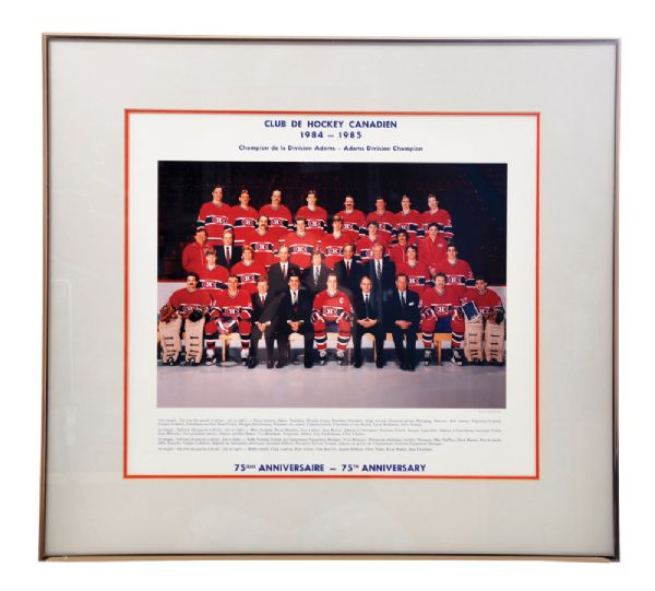 Montreal Canadiens 1984-85 Framed Official Team Picture (20” x 22”) 