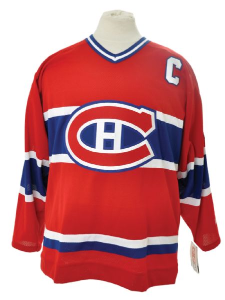 Emile "Butch" Bouchard Signed Montreal Canadiens Jersey with COA 