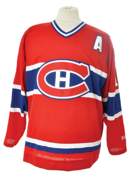 Beliveau, Lafleur and Cournoyer Signed Montreal Canadiens Jerseys with LOA 