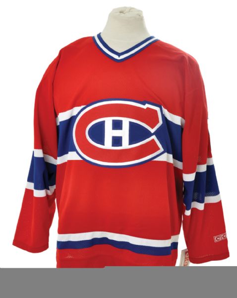 Lach, Duff, Goyette and Bonin Signed Montreal Canadiens Jerseys with LOA 