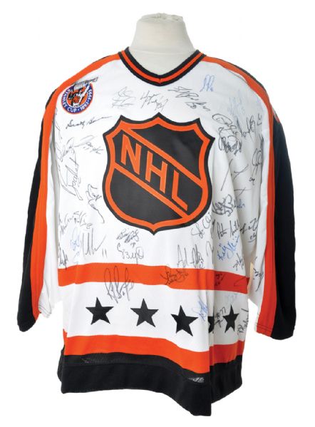 1993 NHL All-Star Game Wales and Campbell Conference Team-Signed Jersey by 50+