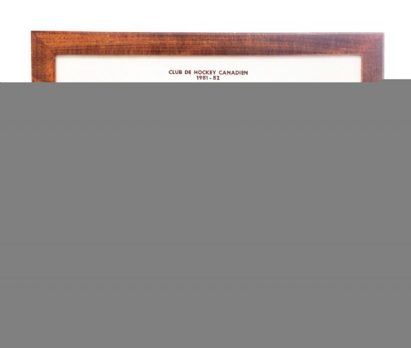 Montreal Canadiens 1981-82 Framed Official Team Picture (18 ¼” x 22 ¼”) 