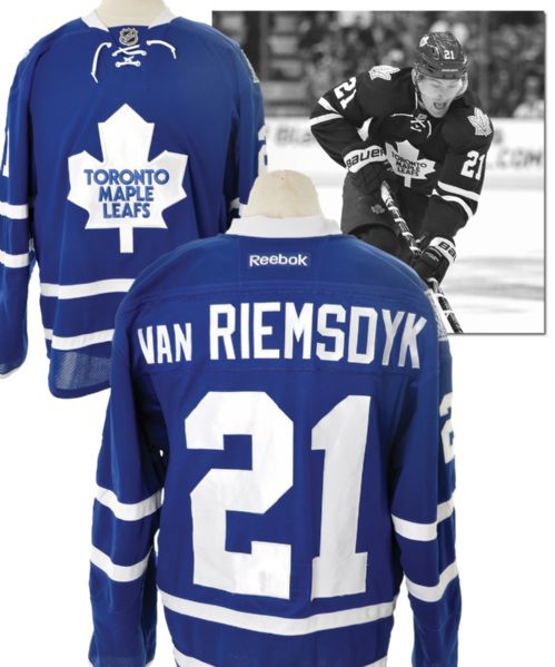 James Van Riemsdyks 2013-14 Toronto Maple Leafs Game-Worn Home Jersey with Team COA 