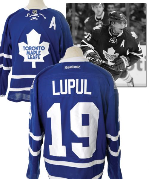 Joffrey Lupuls 2013-14 Toronto Maple Leafs Game-Worn Home Jersey with Team COA 