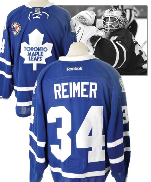James Reimers 2013-14 Toronto Maple Leafs Game-Worn "Hall of Fame Game" Jersey with Team COA