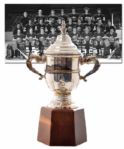 Billy Smiths 1978-79 New York Islanders Clarence Campbell Bowl <br>Championship Trophy (11”)