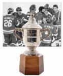 Billy Smiths 1980-81 New York Islanders Clarence Campbell Bowl <br>Championship Trophy (11”)