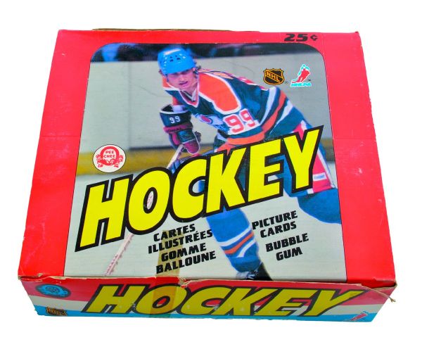 1982-83 O-Pee-Chee Hockey Wax Box (48 Packs) with LOA