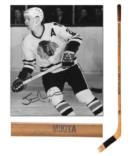 Stan Mikitas Mid-1960s Chicago Black Hawks Northland Game-Used Stick