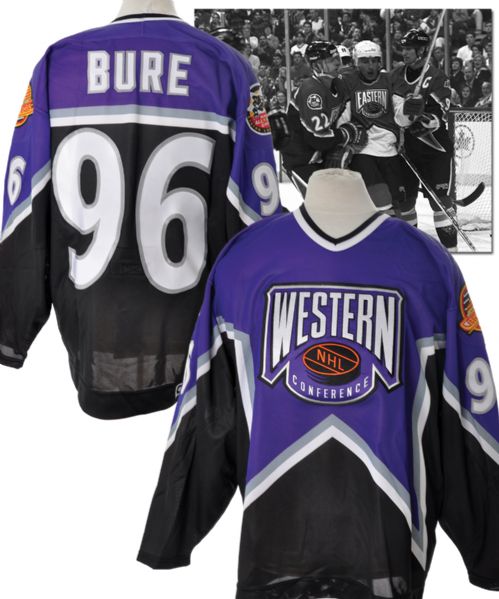 Pavel Bures 1996 NHL All-Star Game Western Conference Game-Issued Jersey