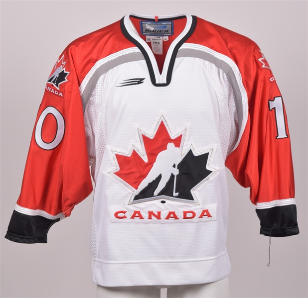 Sue Kayes 1998-99 Team Canada WNT - U22 Game-Worn Jersey with LOA