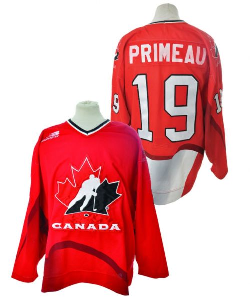 Keith Primeaus 1997-98 Team Canada Game-Worn Jersey with LOA
