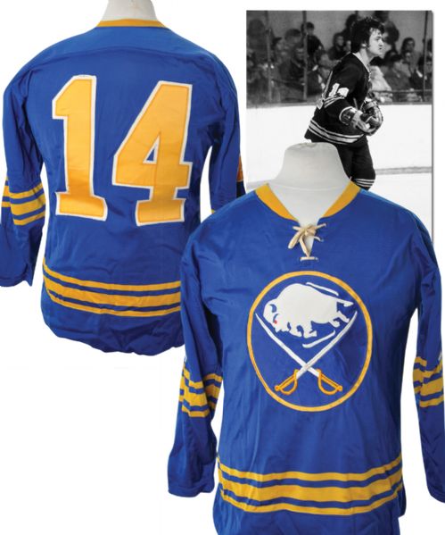 Rene Roberts Early-to-Mid-1970s Buffalo Sabres Game-Worn Jersey - Team Repairs! 
