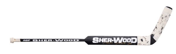 Chris Osgood’s 2005-2006 Detroit Red Wings Signed Sher-Wood Game-Used Stick 