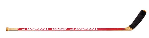 Nicklas Lidstroms 1990s Detroit Red Wings Montreal Game-Used Stick
