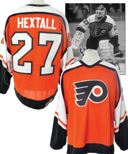Ron Hextalls 1988-89 Philadelphia Flyers Game-Worn Jersey
