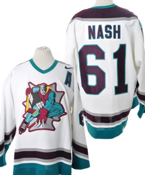Rick Nashs 2000-02 OHL London Knights Game-Worn Alternate Captains Jersey 