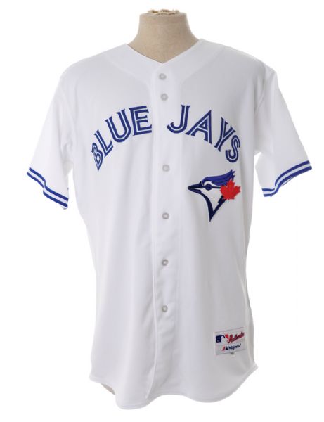 Jose Bautistas 2013 Toronto Blue Jays "Jackie Robinson Day" Game-Issued Jersey 