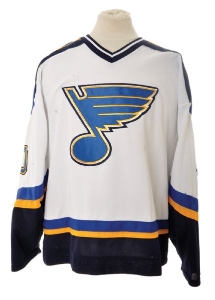 Marek Schwarzs 2006-07 St. Louis Blues Game-Worn First Game Jersey with Team LOA 