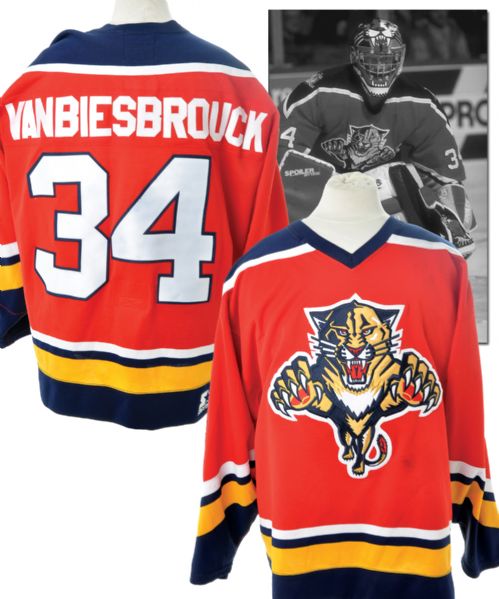 John Vanbiesbroucks 1996-97 Florida Panthers Game-Worn Jersey