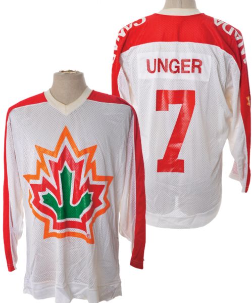 Garry Ungers 1979 World Championships Team Canada Game-Worn Jersey