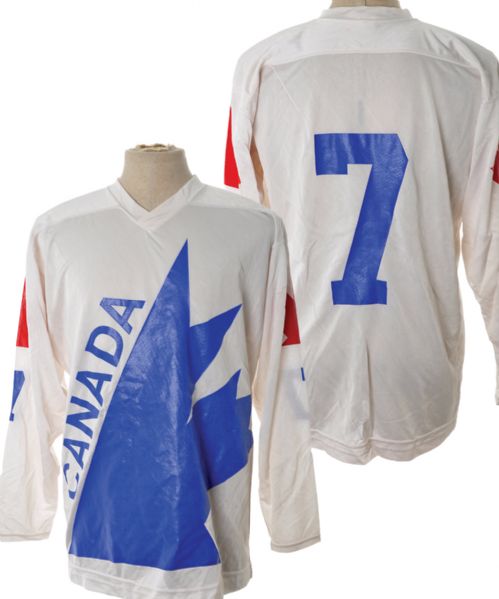 Team Canada 1978 World Junior Championships Game-Worn Jersey Attributed to <BR>Tony McKegney
