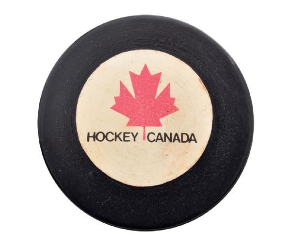 Rare 1972 Canada-Russia Series Game Puck