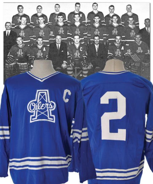 Late-1960s Tulsa Oilers Game-Worn Captains Jersey