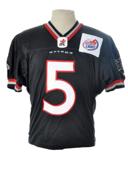 Aubrey Cummings 2003 Ottawa Renegades Game-Worn Jersey 