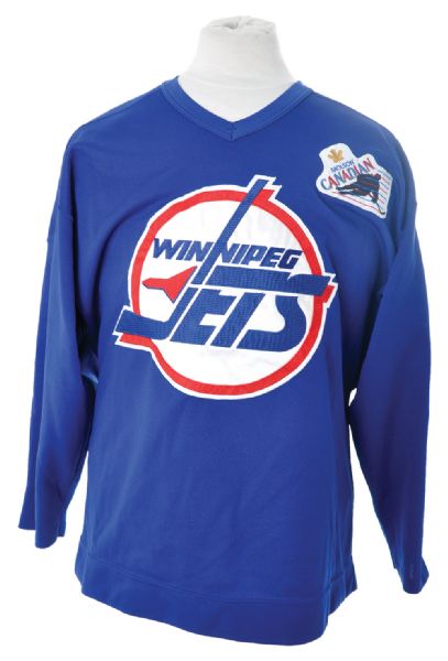 Winnipeg Jets 1990s Practice Jersey Collection of 2
