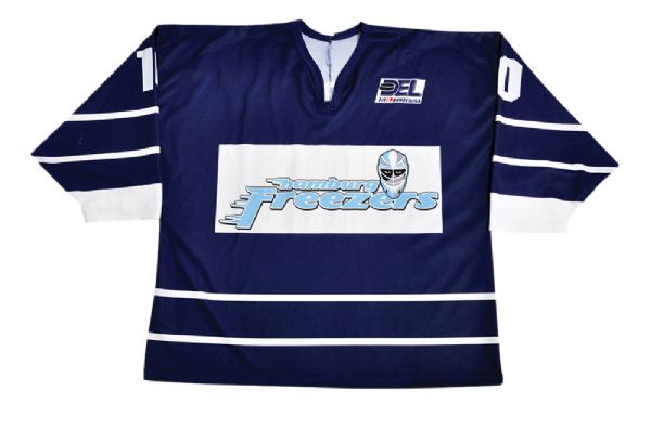 Peter Abstreiters 2002-2003 DEL Hamburg Freezers Game-Worn Jersey 