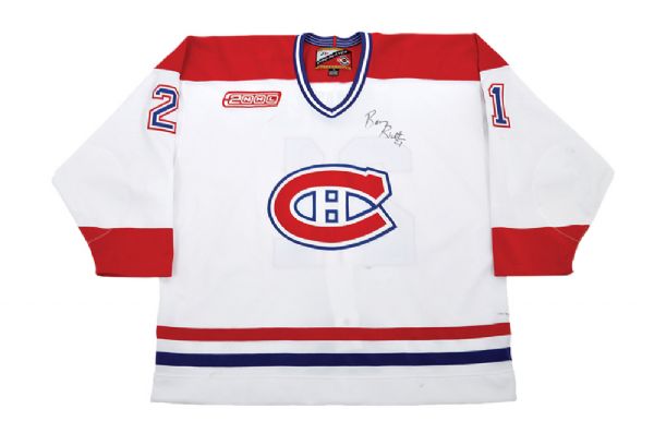 Barry Richters 1999-2000 Montreal Canadiens "Last Game of the 20th Century"<BR> Game-Worn Jersey with LOA 