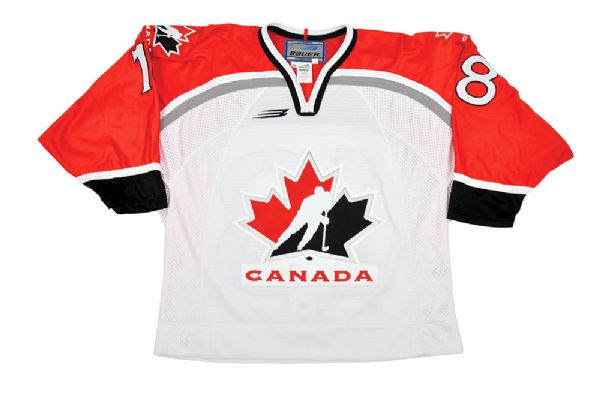 Delaney Collins 1998-99 Team Canada WNT - U22 Game-Worn Jersey with LOA 