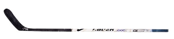 Sam Gagners 2009-10 Edmonton Oilers Signed Game-Used Bauer Stick 