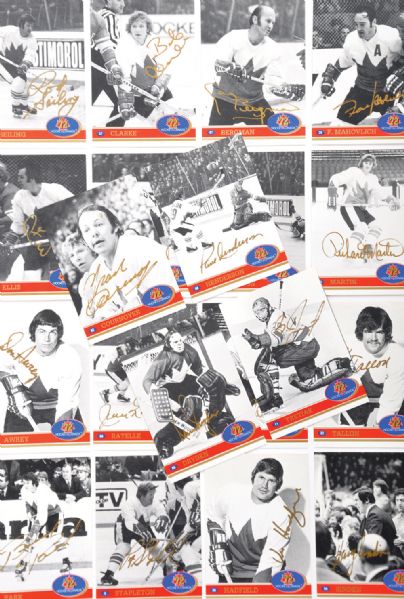 1972 Canada-Russia Series Team Canada Signed Limited-Edition 36-Card Set