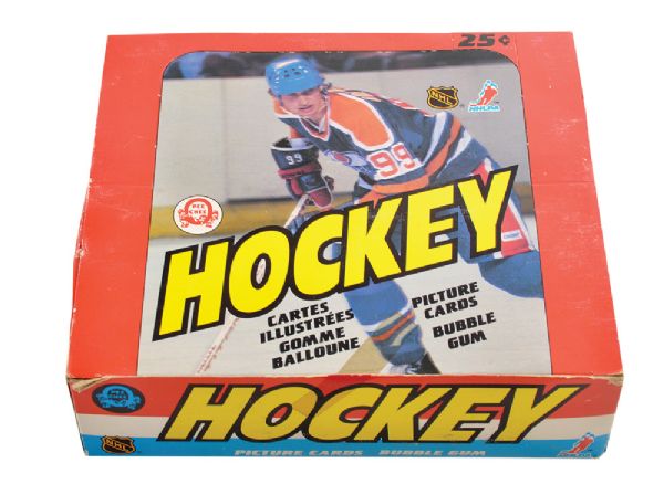 1982-83 O-Pee-Chee Wax Box (48 Packs) with LOA