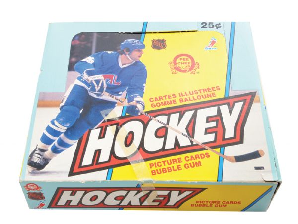 1983-84 O-Pee-Chee Unoped Wax Box (48 Packs) with LOA