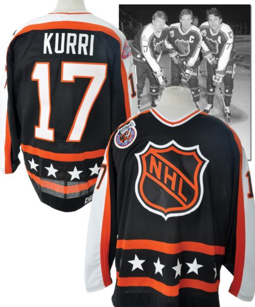 Jari Kurris 1993 NHL All-Star Game Campbell Conference Signed Game-Worn Jersey