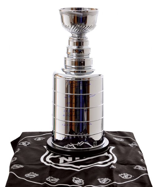 Bobby Hull Signed Limited-Edition Huge Stanley Cup Replica with Special Inscriptions