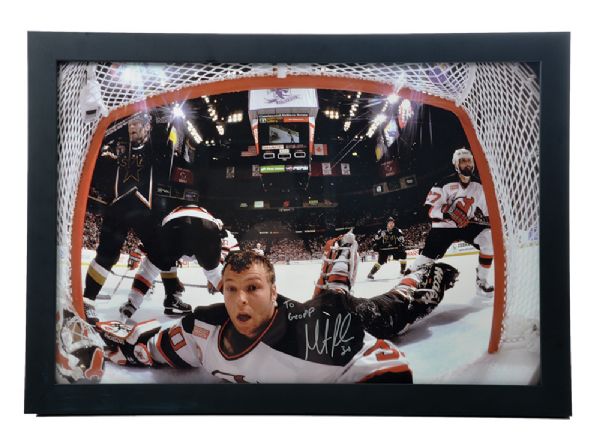 Cam Neely Boston Bruins and Martin Brodeur New Jersey Devils Signed Framed Photos with COAs